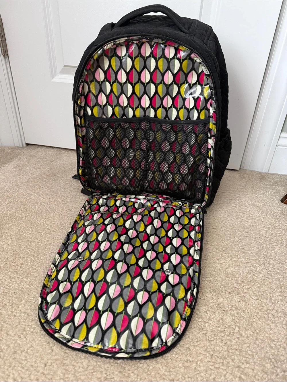 Vera Bradley backpack diaper bag